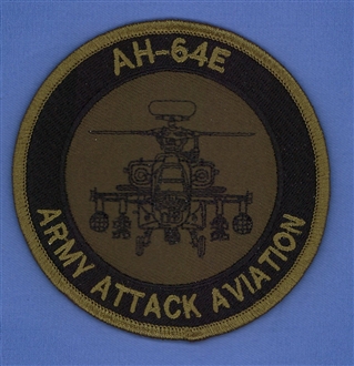 APACHE AH64E ARMY ATTACK AVIATION BADGE