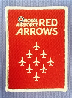 RED ARROWS- LOGO & DIAMOND 9 EMB BADGE