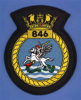 846 NAS CREST EMBROIDERED BADGE