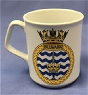 HMS BULWARK OFFICIAL CREST COFFEE MUG