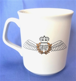 RAF PILOT WING (ST EDWARDS CROWN) COFFEE MUG