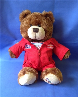 TRULY STUNNING RED ARROWS FLYING SUIT TEDDY BEAR